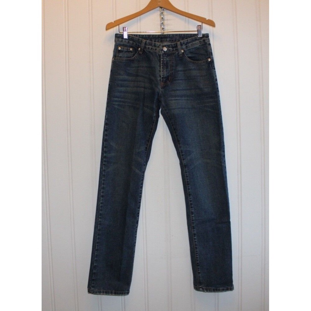 7 For All‎ Mankind Dojo Y2K Jeans Womens Size 30 Straight Leg Made USA